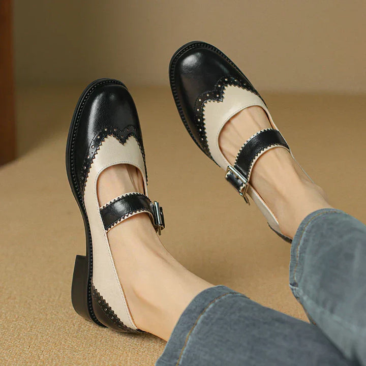 Mila | Women's Vintage Leather Mary Jane Shoes