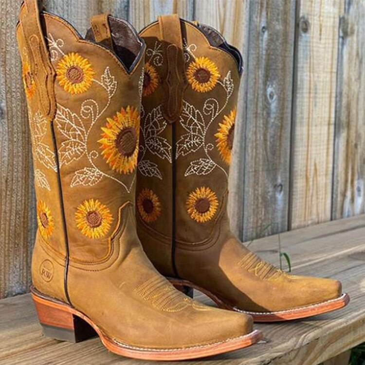 Hallie | Women’s Outdoor Knee High Cowboy Boots