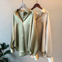 Cassandra | Women's Elegant Satin Blouse