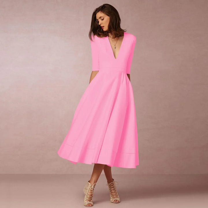 Naina | Women's Elegant A-line Evening Dress