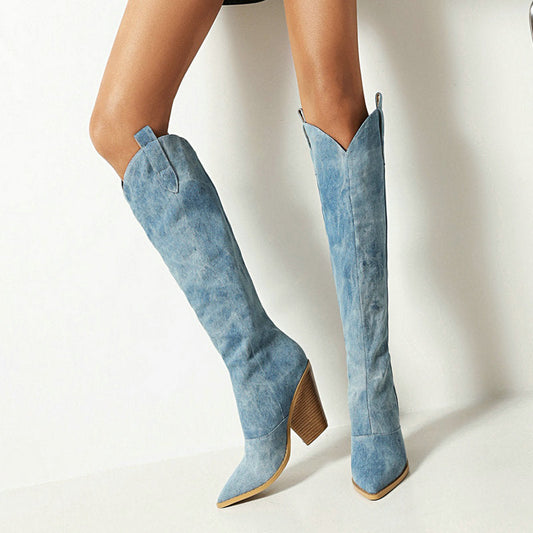 Aspen | Women’s Classic Knee High Cowboy Boots