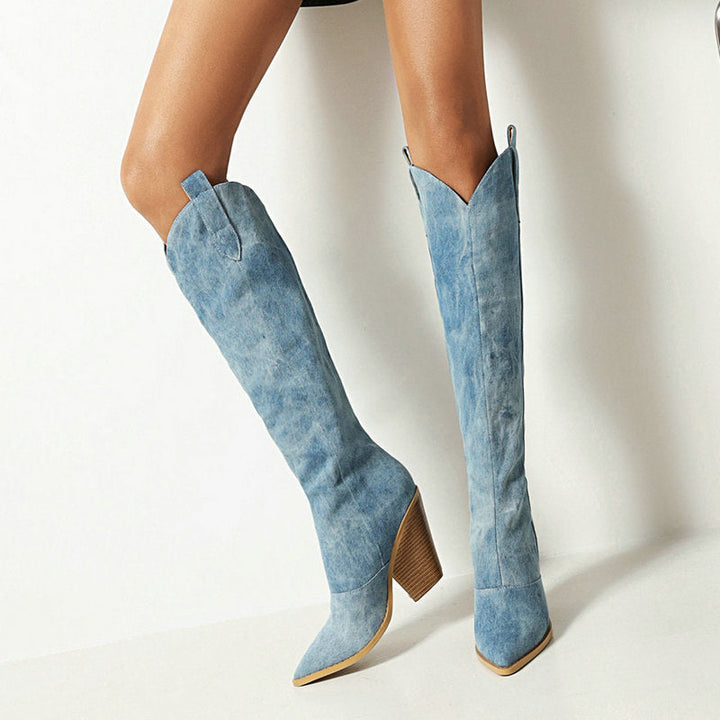 Aspen | Women’s Classic Knee High Cowboy Boots