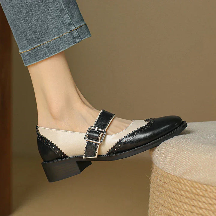 Mila | Women's Vintage Leather Mary Jane Shoes