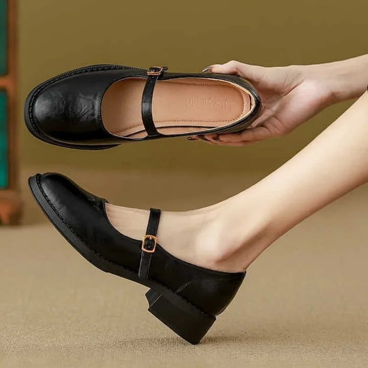 Bella | Women's Classic Mary Janes with Low Heel