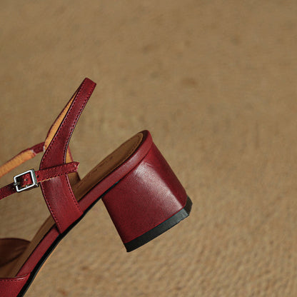 Eleanor | Women's Vintage Low Block Heels