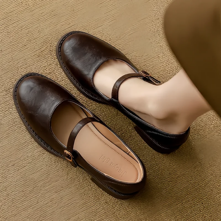 Bella | Women's Classic Mary Janes with Low Heel