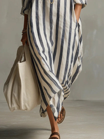 Hadley | Women's Striped Summer Maxi Dress