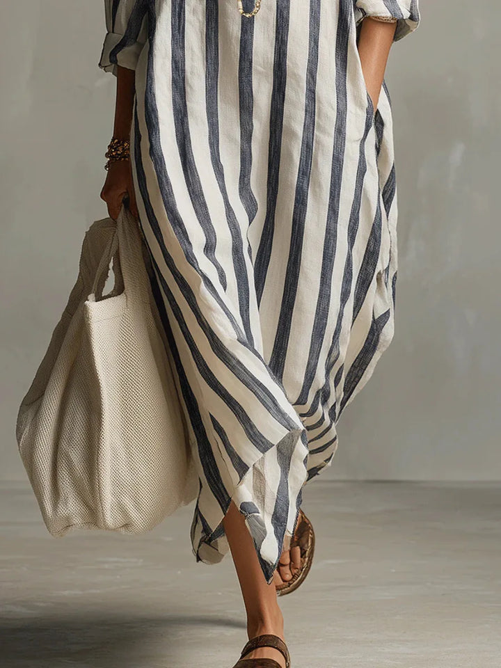 Hadley | Women's Striped Summer Maxi Dress