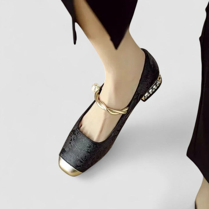 Margot | Women's Vintage Orthopedic Mary Janes with Low Heel