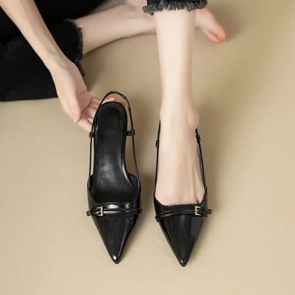 Claire | Women's Summer Orthopedic Kitten Toe Heels