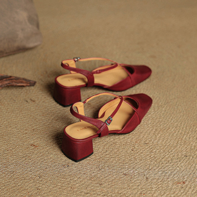 Eleanor | Women's Vintage Low Block Heels