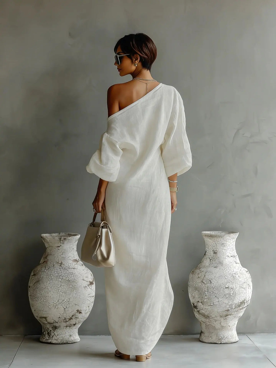 Zoe | Women's Asymmetrical One-Shoulder Summer Dress