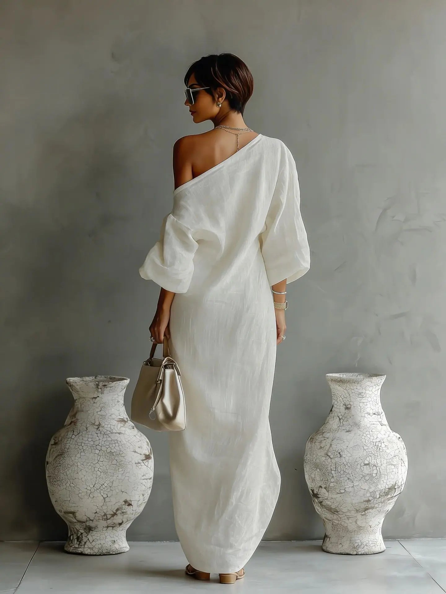Zoe | Women's Asymmetrical One-Shoulder Summer Dress
