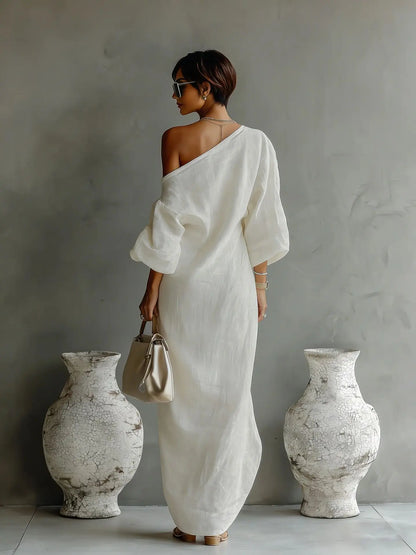 Zoe | Women's Asymmetrical One-Shoulder Summer Dress