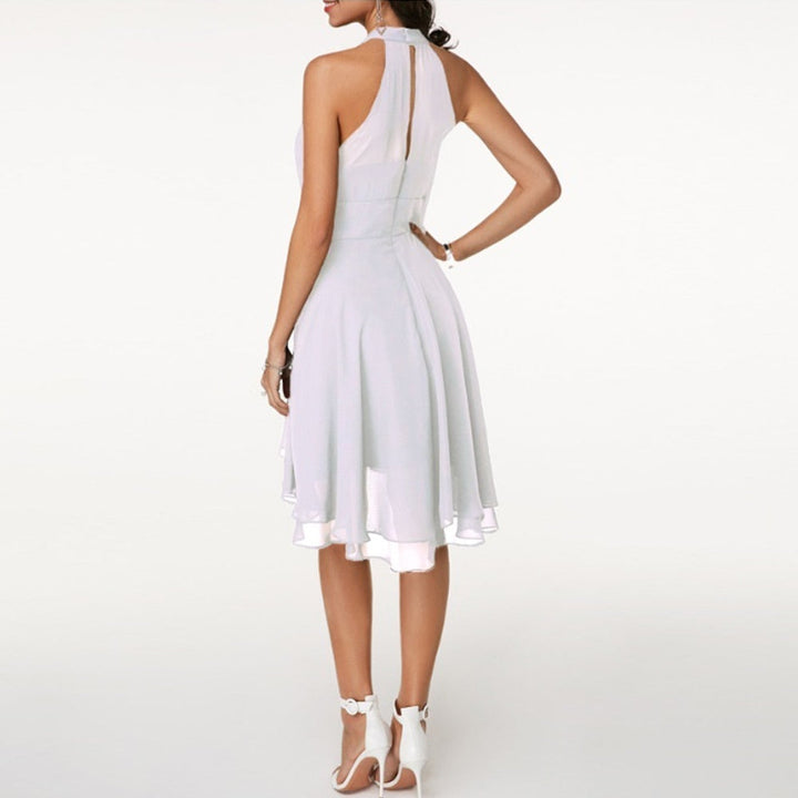 Bianca | Women’s Summer Halter Neck Midi Dress