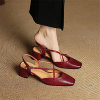 Eleanor | Women's Vintage Low Block Heels