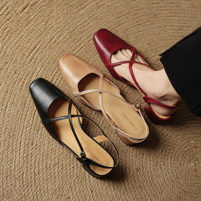 Eleanor | Women's Vintage Low Block Heels