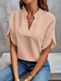 Silke | Women's Elegant Satin Flowing Blouse