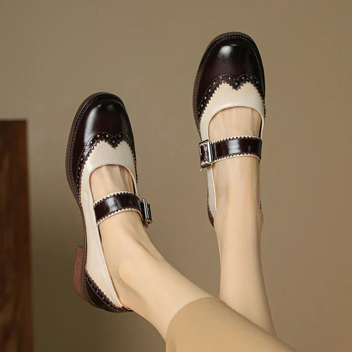 Mila | Women's Vintage Leather Mary Jane Shoes