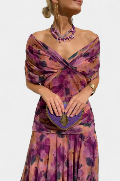 Zuri | Women's Elegant Off-Shoulder Evening Dress