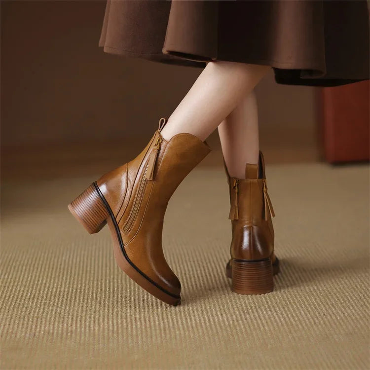 Paisley | Women's Block Heel Ankle Boots