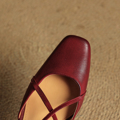 Eleanor | Women's Vintage Low Block Heels