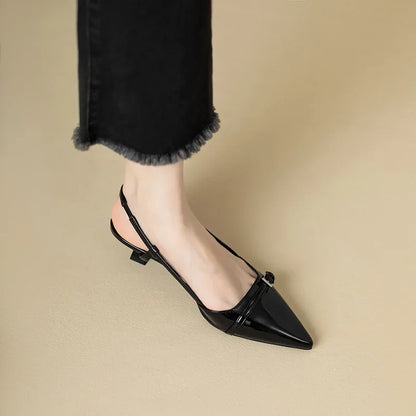 Claire | Women's Summer Orthopedic Kitten Toe Heels
