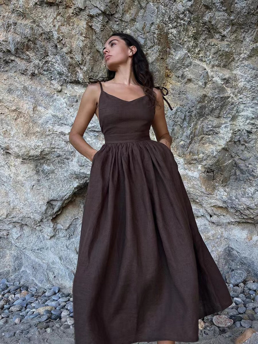 Stella | Women's Casual Holiday Spaghettistraps Dress