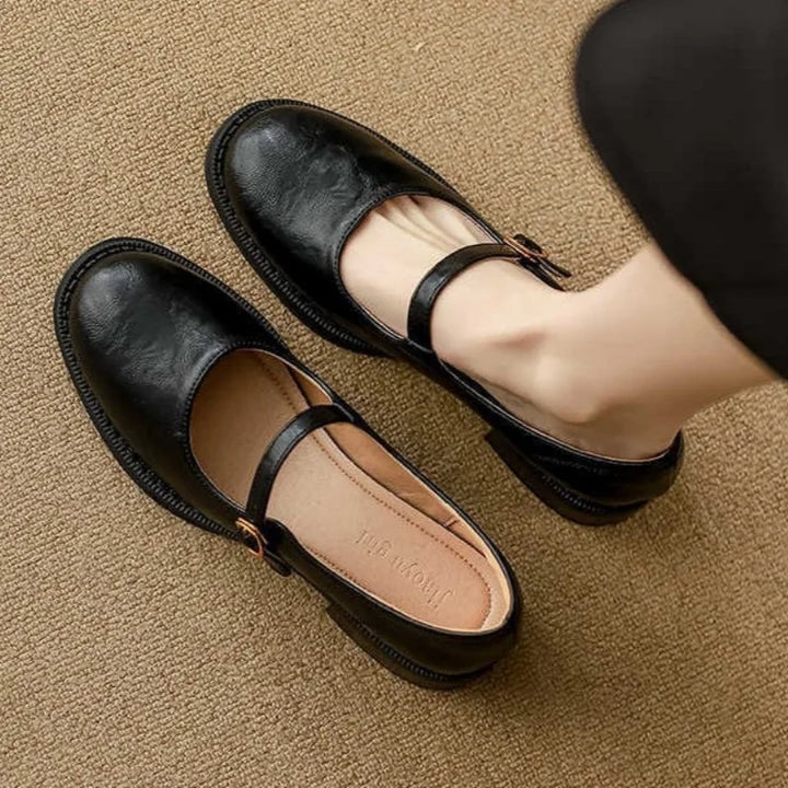 Bella | Women's Classic Mary Janes with Low Heel