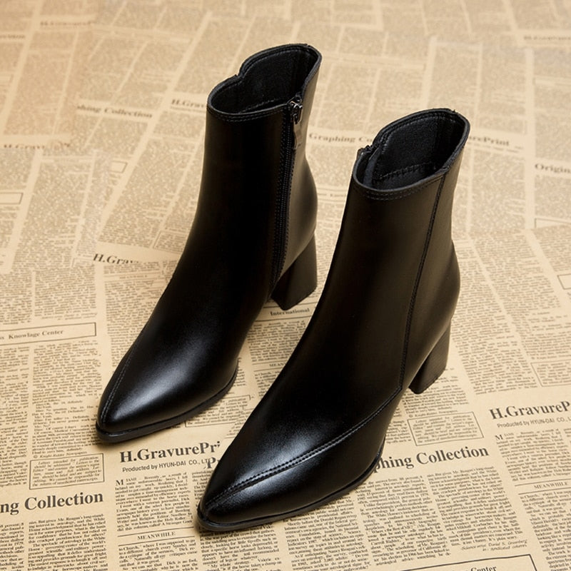 Milena | Women's Classic Heel Ankle Boots