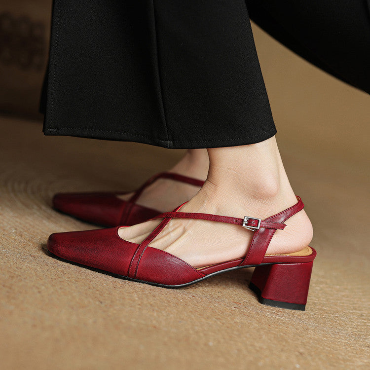 Eleanor | Women's Vintage Low Block Heels