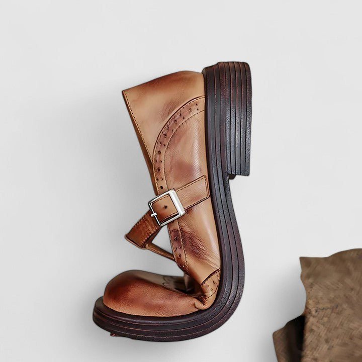 Louise | Women's Classic Mary Janes with Low Heel