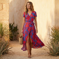 Opal | Women's Elegant Wrapped Summer Dress