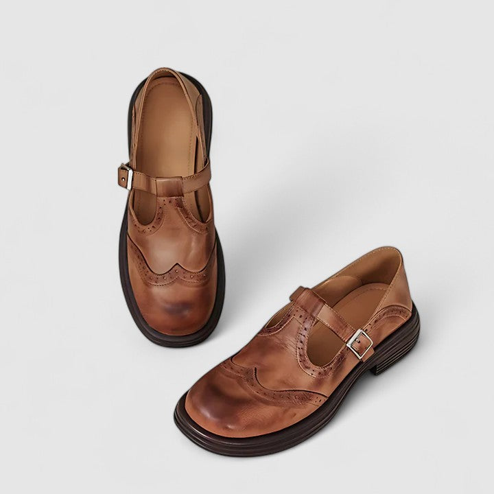 Louise | Women's Classic Mary Janes with Low Heel