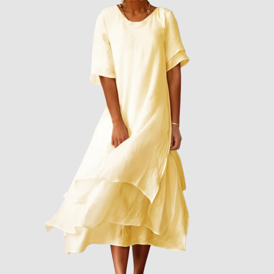 Robyn | Women's Loose Fit Layered Summer Dress