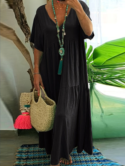 Ava | Women's Casual Summer Dress with Sleeves