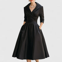 Sophia | Women's Elegant Wrap Midi Evening Dress