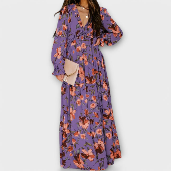 Nadia | Elegant Floral Summer Dress
