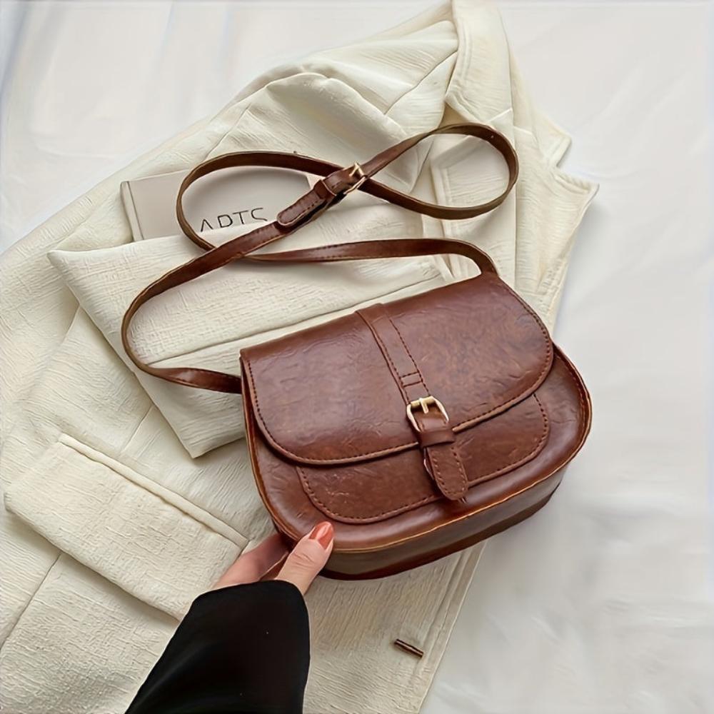 EVELYN CLASSIC SADDLE CROSSBODY