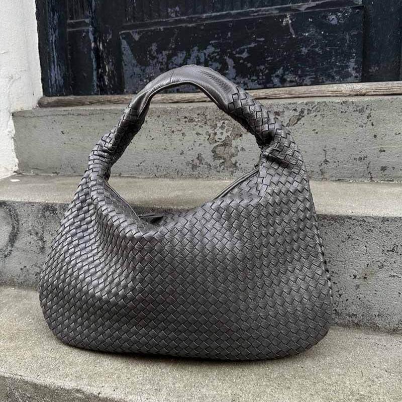 Hannah | Women's Casual Woven Leather Tote Bag