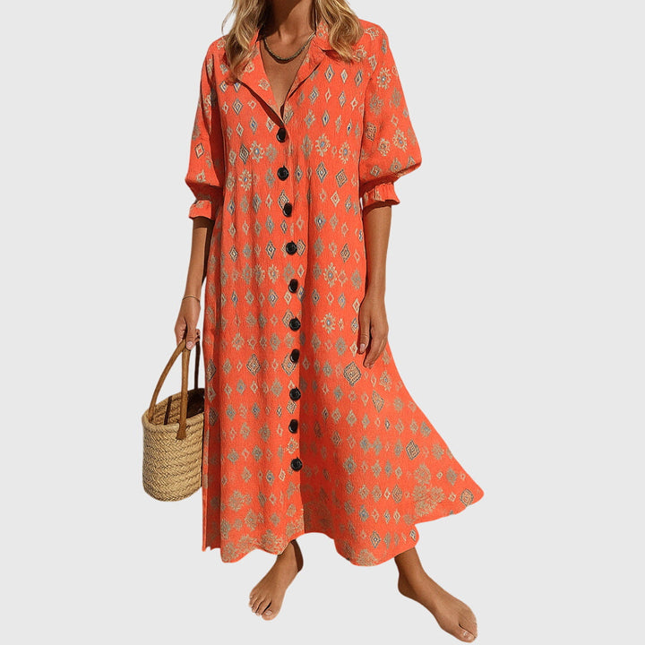 Sienna | Elegant Plus Size Floral Dress