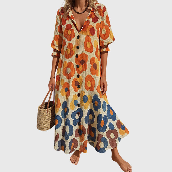 Sienna | Elegant Plus Size Floral Dress