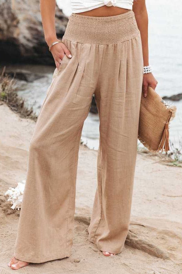 Elowara | Casual Wide Leg Summer Pants