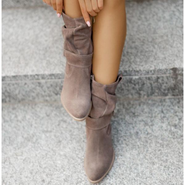 Aurelea | Women's Elegant Suede Ankle Boots