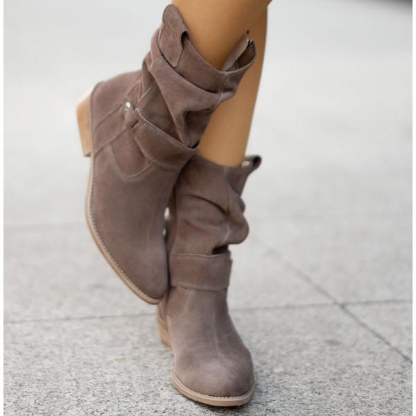 Aurelea | Women's Elegant Suede Ankle Boots
