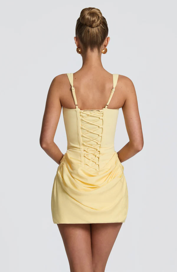 Eva | Women's Structured Square-Neck Wedding Guest Dress