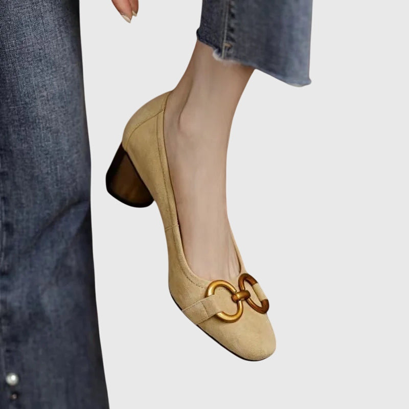 Charlotte | Women's Vintage Orthopedic Block Heels