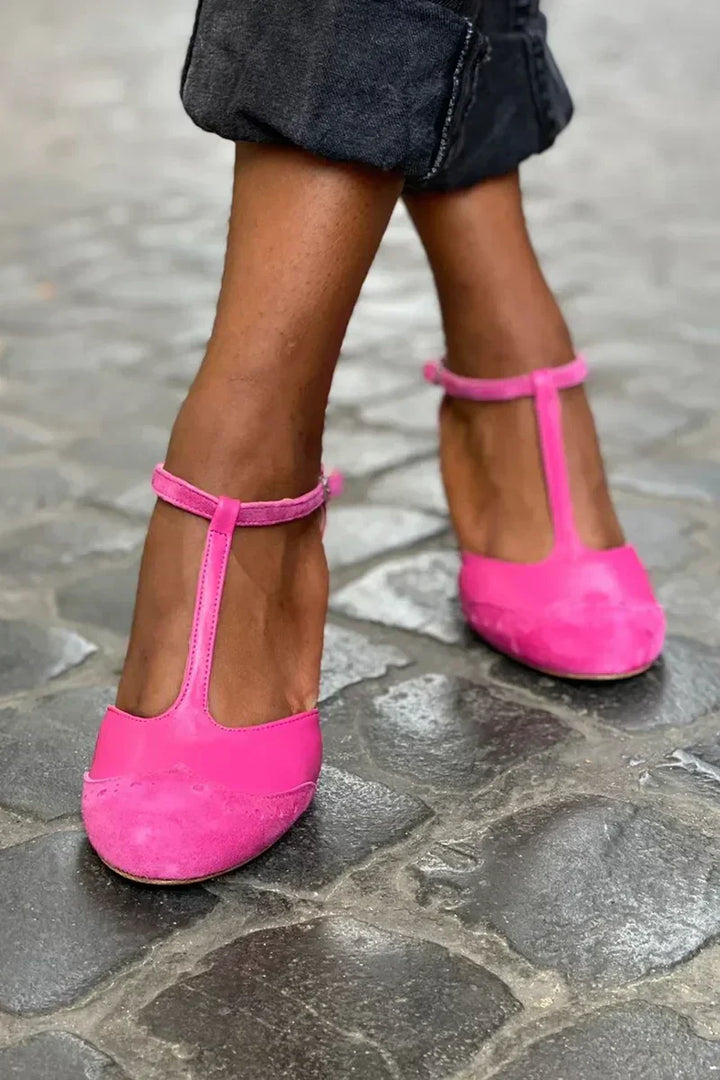 KYLIE | CLOSED SANDAL WITH T-BAR STRAP