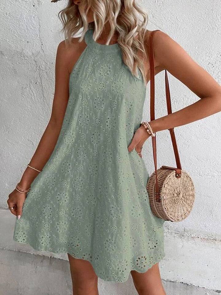 Jessie | Women's Summer Halter Neck Mini Dress