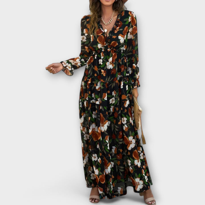 Nadia | Elegant Floral Summer Dress